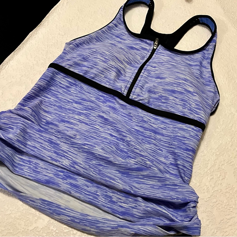 Free Country Womens Small Razorback Tanktini/Swimsuit Activewear